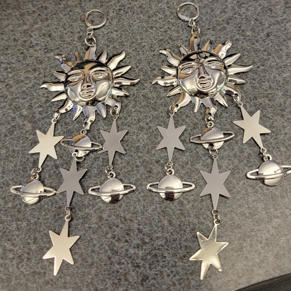 Fashion Jewelry Jewelry - Planet, Star and Sun Dangle Earrings